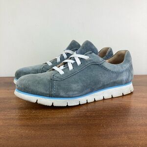 Samuel Hubbard Gray Suede Casual Lace Up Sneakers Shoe 1819M Women’s Size 9.